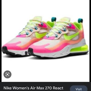 Neon Nike 270 react